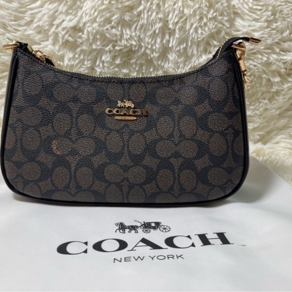 Coach Black and Brown Women's Bag - Picture 7 of 8